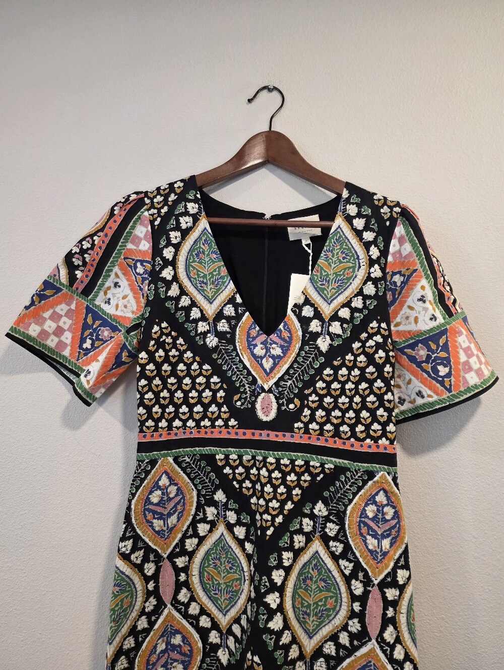 Sezane Talma Artemis Midi Sheath Dress -NWT - Picture 6 of 9